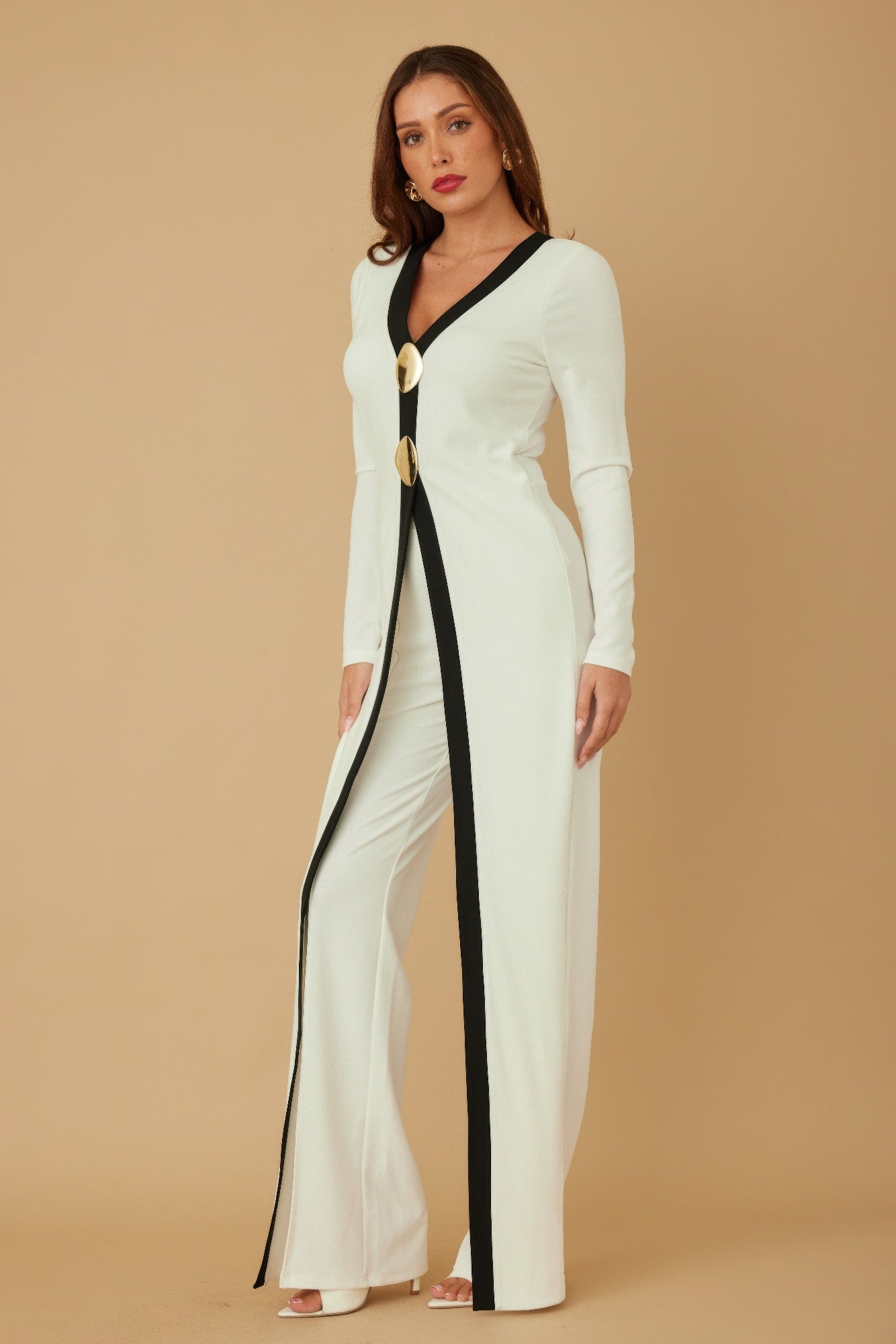 Mirror Stone Long Layer Jumpsuit - Farnelli