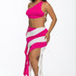 Asymmetric Crop Skirt Set - Farnelli