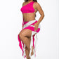 Asymmetric Crop Skirt Set - Farnelli