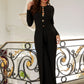 Long Slit Jumpsuit - Farnelli