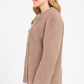 Textured Double-breasted Faux Shearling Jacket - Farnelli