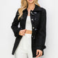 Wool Toggle Button Peacoat With Pockets - Farnelli