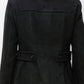 Wool Toggle Button Peacoat With Pockets - Farnelli