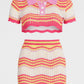 Zig Zag Crochet Two Piece Set - Farnelli