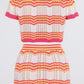 Zig Zag Crochet Two Piece Set - Farnelli