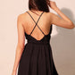 Washed Satin Crepe Cami Skater Dress - Farnelli
