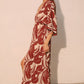 Lucca Leaf Kimono Maxi Dress - Farnelli