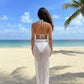 Crochet Knit Maxi Skirt - Farnelli