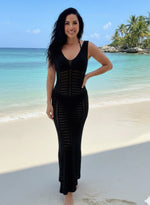Long Maxi Dress Cover Up Beach Crochet - Farnelli