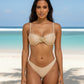 Beige Luxe Maxi 3 Piece Bikini Set Star Fish - Farnelli