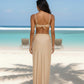 Beige Luxe Maxi 3 Piece Bikini Set Star Fish - Farnelli