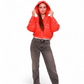 Alaska® Outerwear Company Lexi cropped coral jacket.