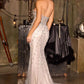 Ladivine CC8281 Dazzling Beaded Iconic Edge and Modern Fitted Gown