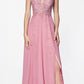 CLEARANCE - Cinderella Divine CD0133 Floor Length A-Line Chiffon Gown (Size M)