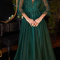 Cinderella Divine CD0182 Glitter Tulle A-Line Formal Dress