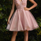 Cinderella Divine CD0188 Short A-Line Tulle and Lace Dress