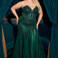 Cinderella Divine CD0214 Strapless Pointed Cup Beaded Mermaid Dress