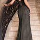 Ladivine CD0219 Long Off the Shoulder Sequin and Beaded Gown