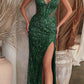 Ladivine CD0227 Long Strapless Embellished Beaded Formal Gown