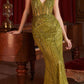 Ladivine CD0232 Long Fully Embellished Beaded Evening Gown