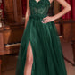 Ladivine CD0234 Long Lace and Tulle A-Line Ball Gown