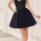 Ladivine CD0236 Short A-Line Tulle Homecoming Dress