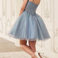 Ladivine CD0236 Short A-Line Tulle Homecoming Dress