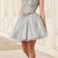 Ladivine CD0236 Short A-Line Tulle Homecoming Dress