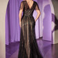 Ladivine CD0241 Dress Sequin Embellished A-Line Gown