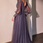 Ladivine CD0938 Long Sleeve Mother of Bride A-Line Dress