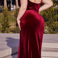 Cinderella Divine CD236 Long Off the Shoulder Corset Gown