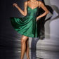 Ladivine CD2422 Fit and Flare Short Homecoming A-Line Dress