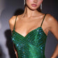 Ladivine CD2422 Fit and Flare Short Homecoming A-Line Dress