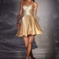 Ladivine CD2422 Fit and Flare Short Homecoming A-Line Dress