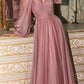 Cinderella Divine CD243 Long Sleeve A-Line Dress