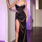 Ladivine CD375 Dress Satin Cut Out Fitted Gown