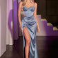 Ladivine CD375 Dress Satin Cut Out Fitted Gown