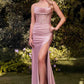 Ladivine CD380 Dress Fitted Hot Stone Corset Bodice Gown