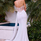 Ladivine CD384W Fitted Bridal Gown Strapless Sweetheart Neck