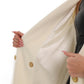 Estelle Classic Cashmere Wool Blend Overcoat in Ivory