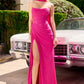 Ladivine CD388 Strapless Draped Neckline Evening Gown