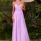 Ladivine CD395 Outdoor Soirees A-line Flowy Strapless Dress