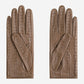 CD4378 (camel) - Women's sporty Italian leather driving gloves