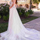 Ladivine CD643W Strapless Beaded Bridal Gown with Tulle Overskirt