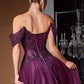 Ladivine CD657 Off the Shoulder A-line Ballgown Tulle Dress
