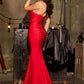 Ladivine CD676 Timeless Strapless Stretch Satin Sweetheart Mermaid Gown