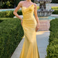 Ladivine CD676 Timeless Strapless Stretch Satin Sweetheart Mermaid Gown