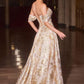 Ladivine CD682 Off the Shoulder Beaded Bodice Ball Gown