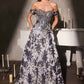 Ladivine CD682 Off the Shoulder Beaded Bodice Ball Gown