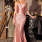 Ladivine CD697 Mermaid Evening Gown Strapless Sweetheart